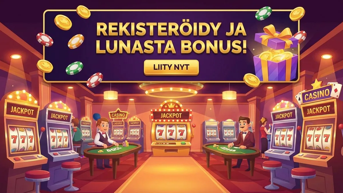 Rekisteröidy bonuksen kanssa